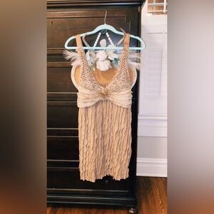 Boutique, unique, delicate little country chic dress.